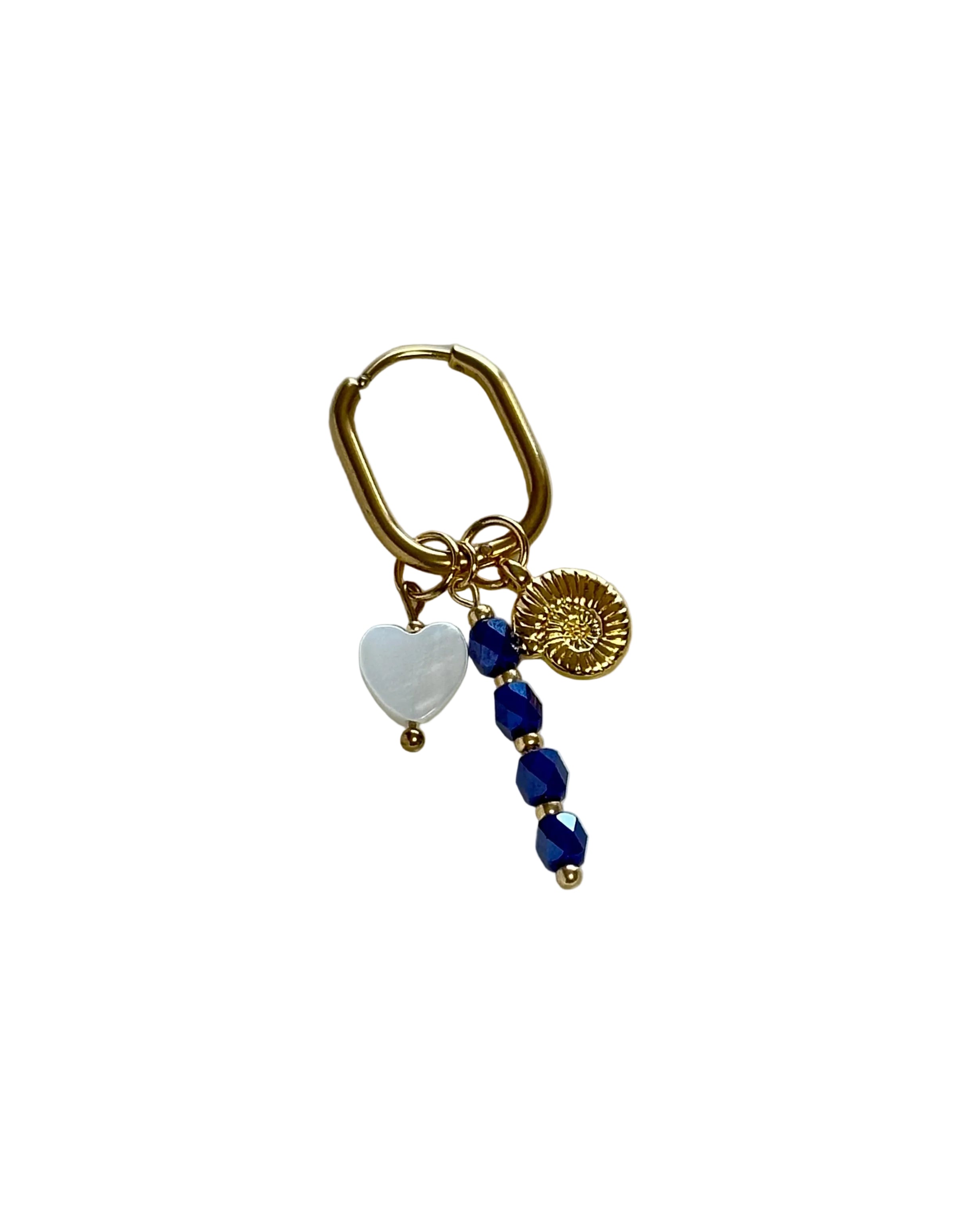 Charm "Facet Blue"