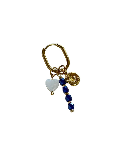 Charm "Facet Blue"