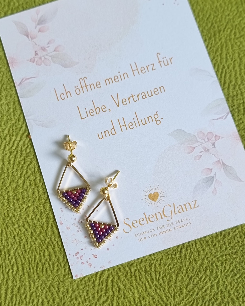 Ohrstecker "Liebe & Herzöffnung"