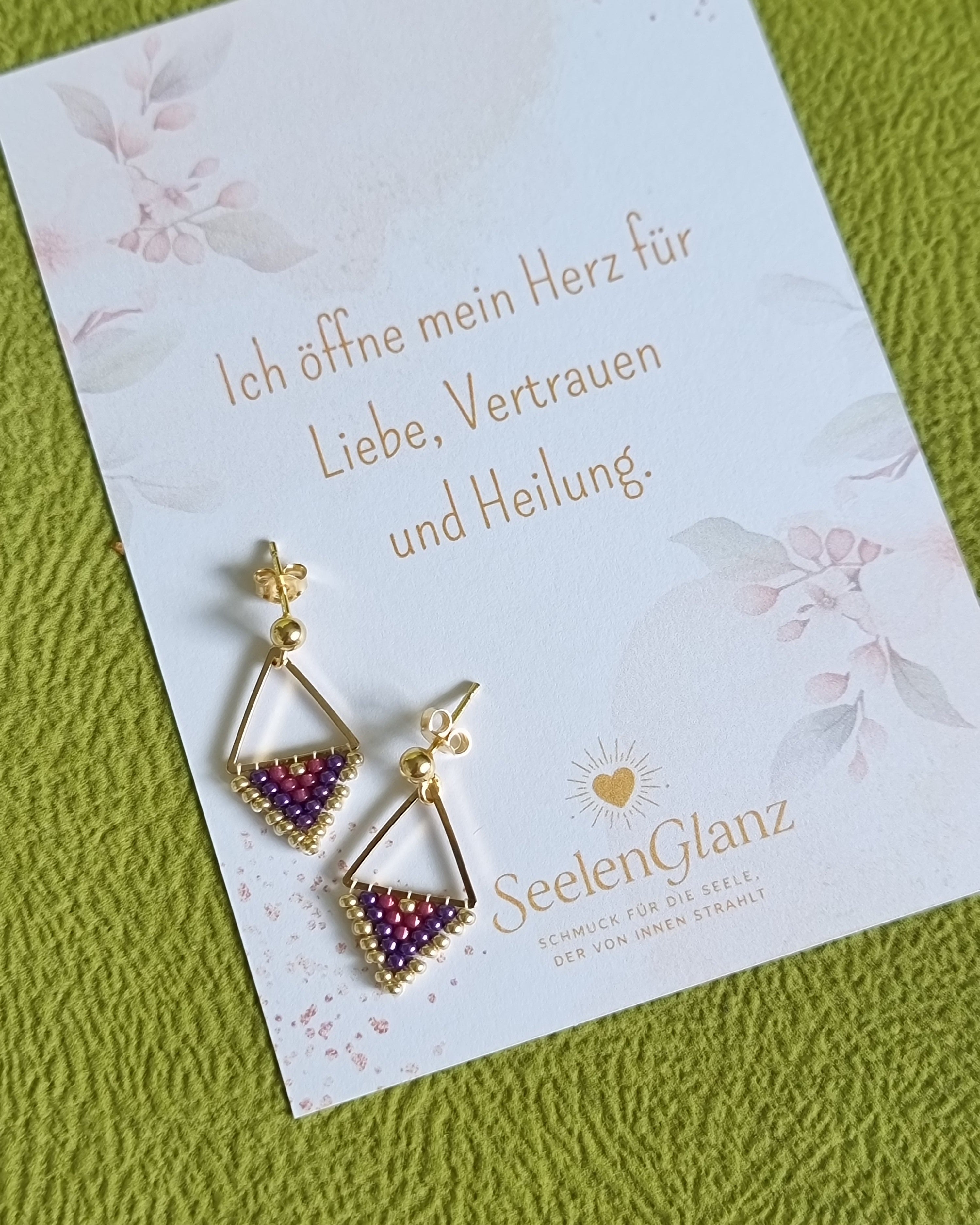 Ohrstecker "Liebe & Herzöffnung"