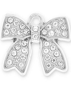 Charm „Schleife m. Strass“