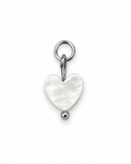 Charm "Meeresherz" silber/gold