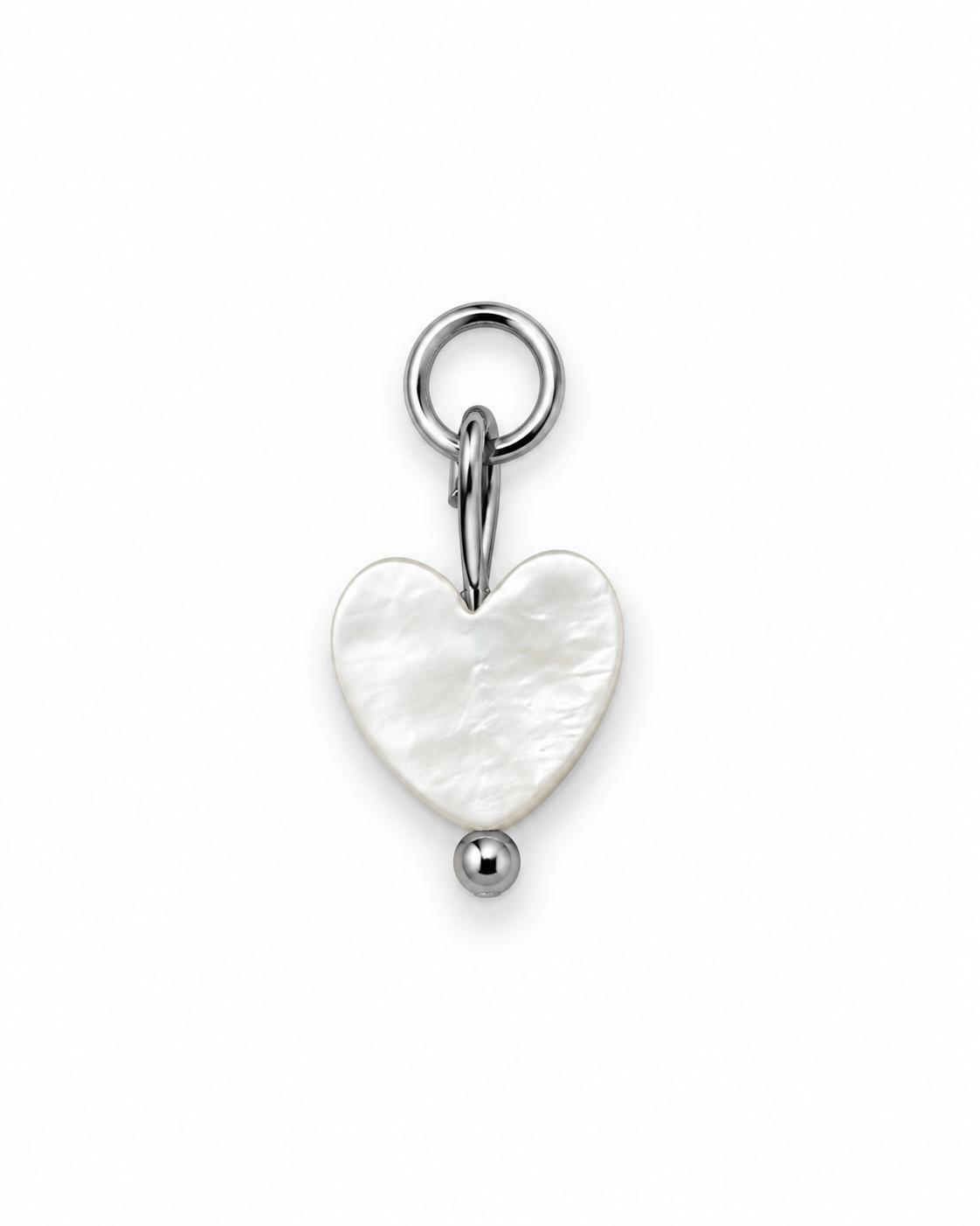 Charm "Meeresherz" silber/gold
