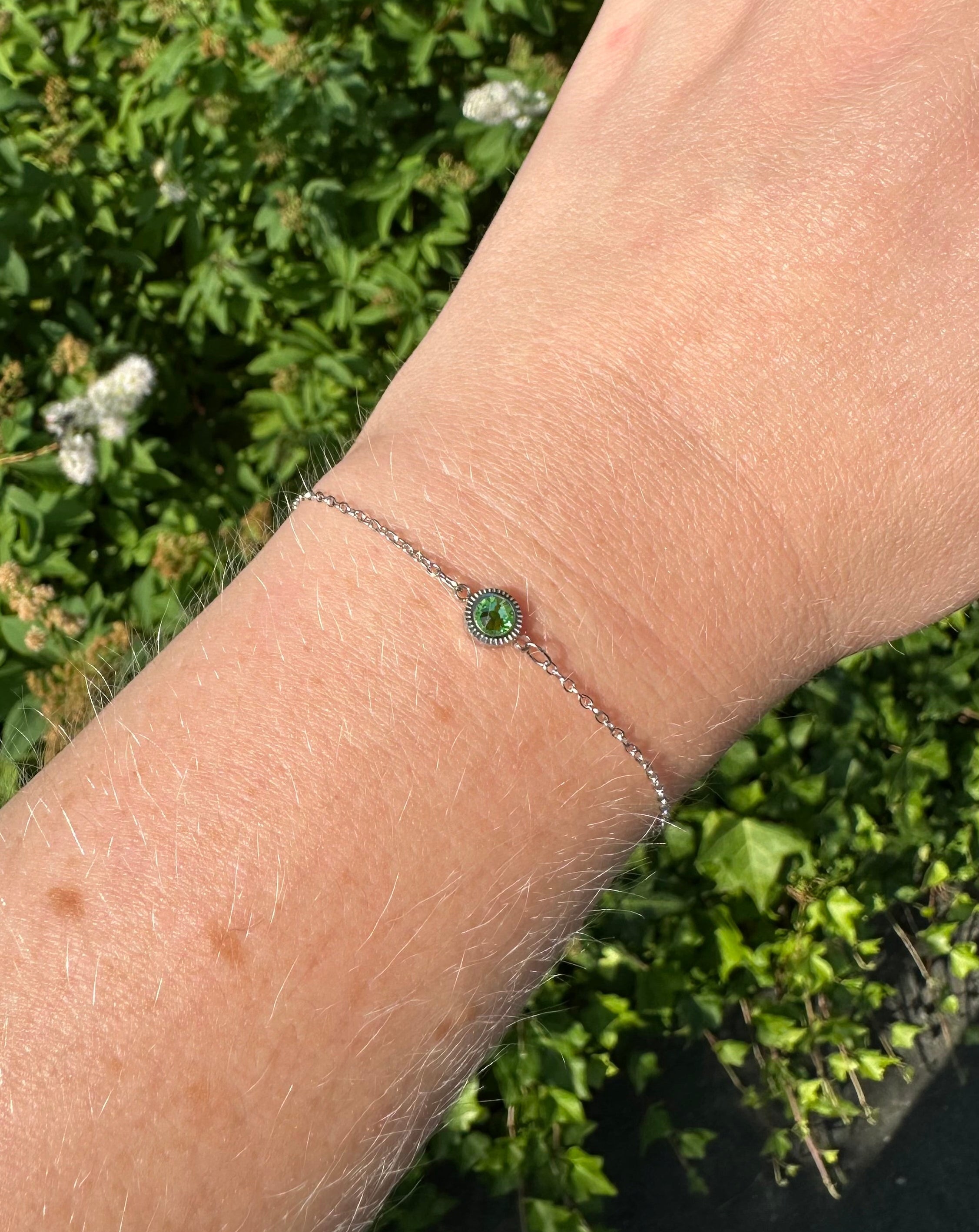 Armband Geburtsstein "August"