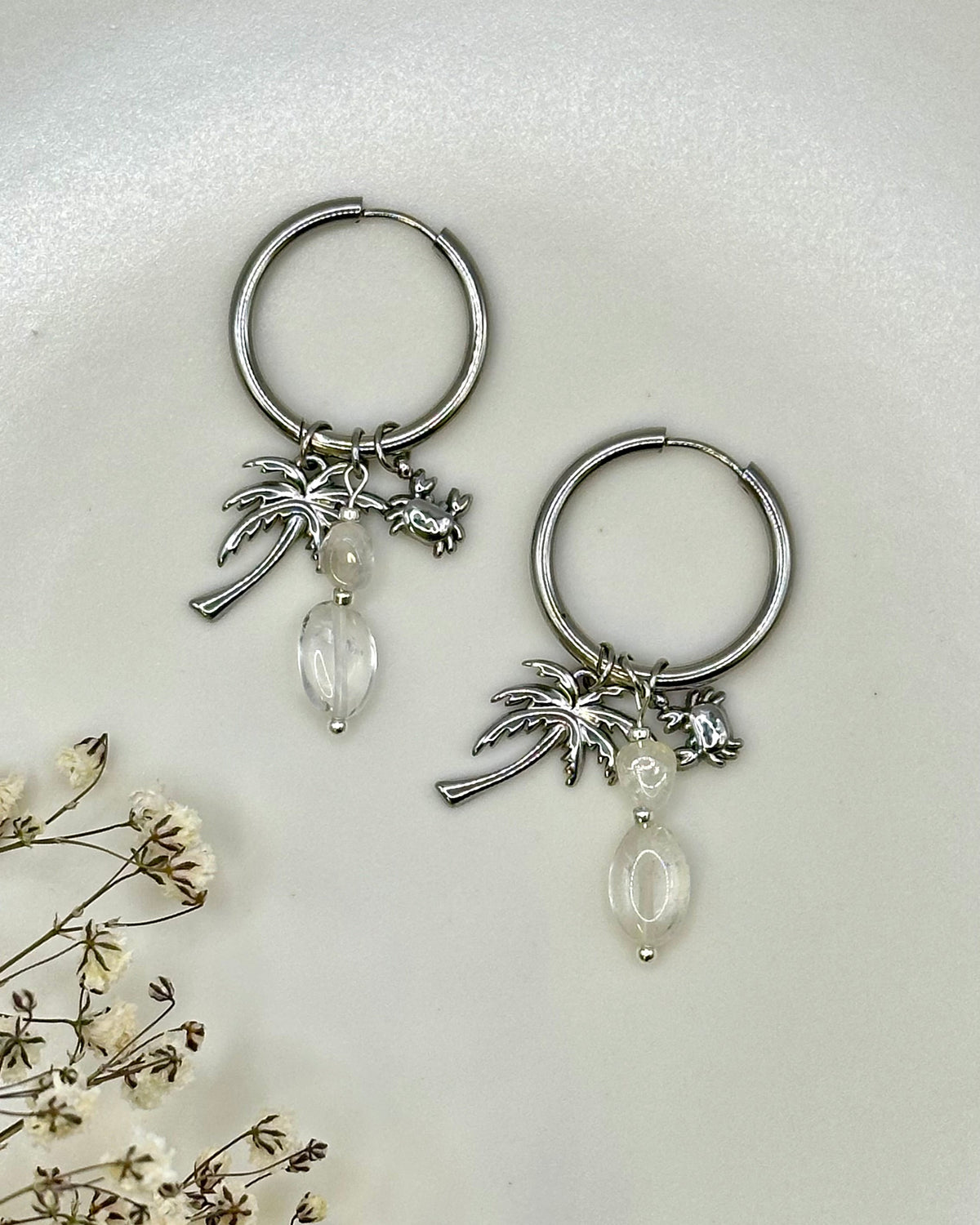 Charm mini „Krabbe“ gold/silber