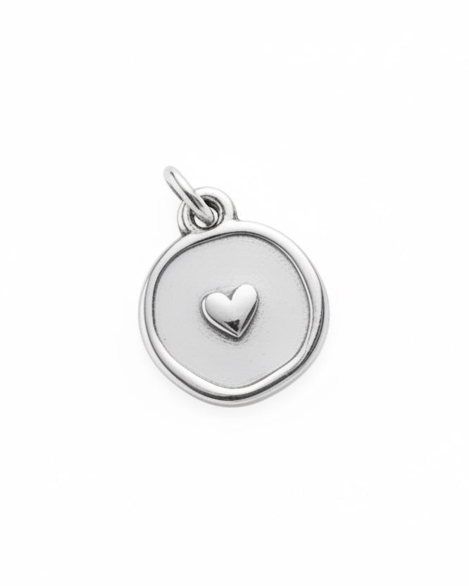 Charm "Sweet Heart" gold/silber