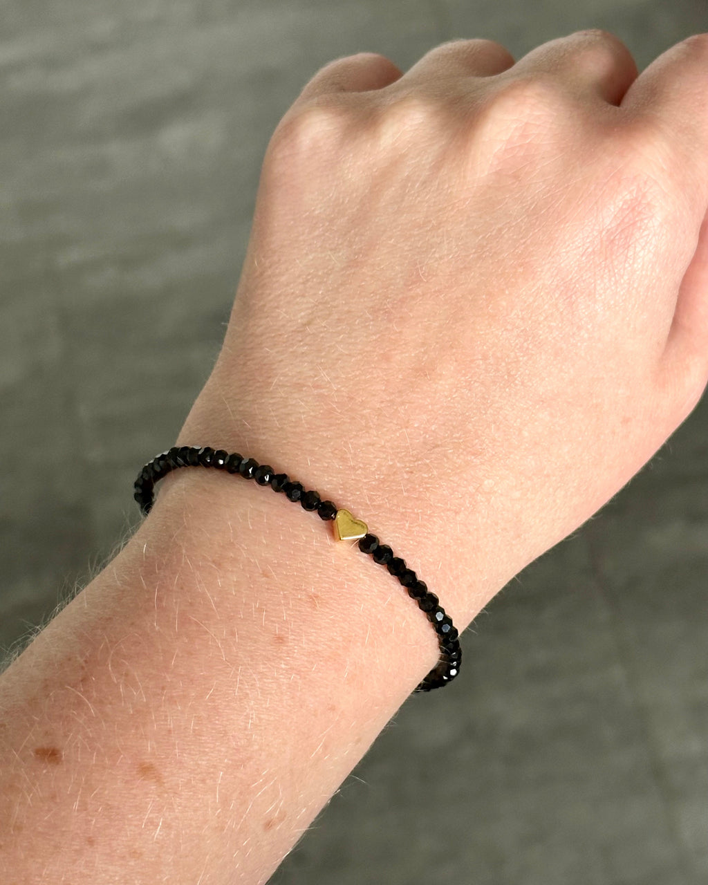 Armband „Mitternachtsherz“