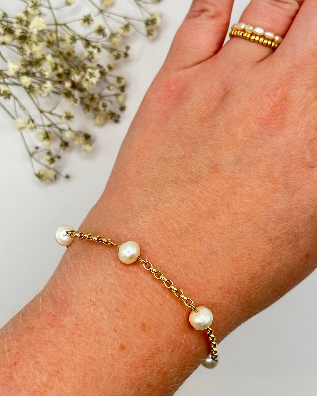 Armband „WhitePearl“