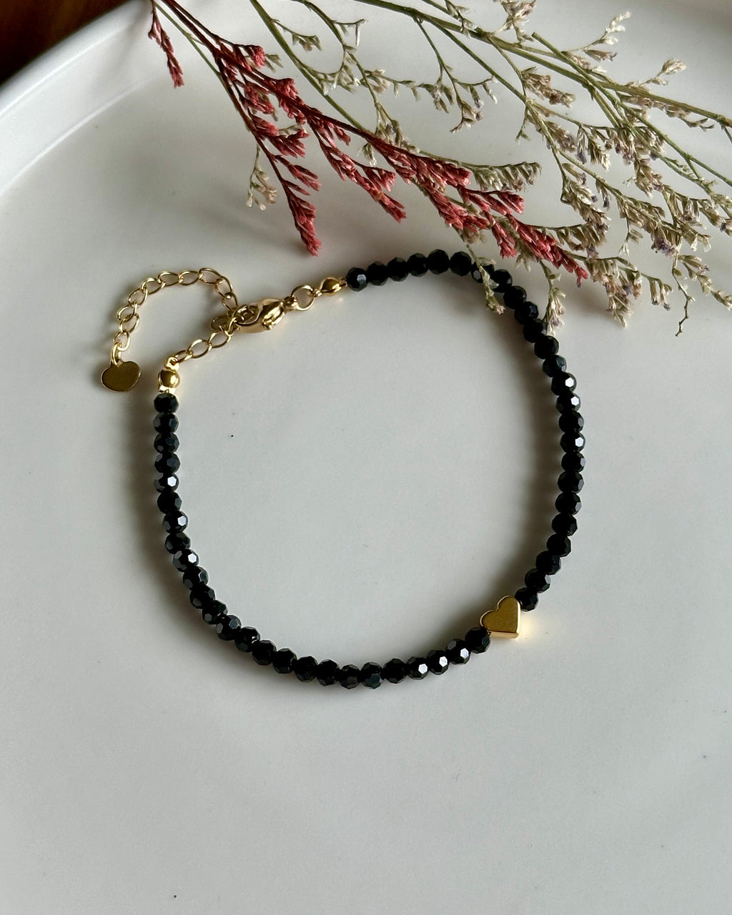 Armband „Mitternachtsherz“