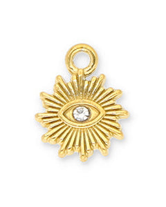 Charm "Auge der Vorsehung" gold/silber