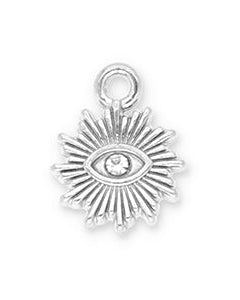 Charm "Auge der Vorsehung" gold/silber