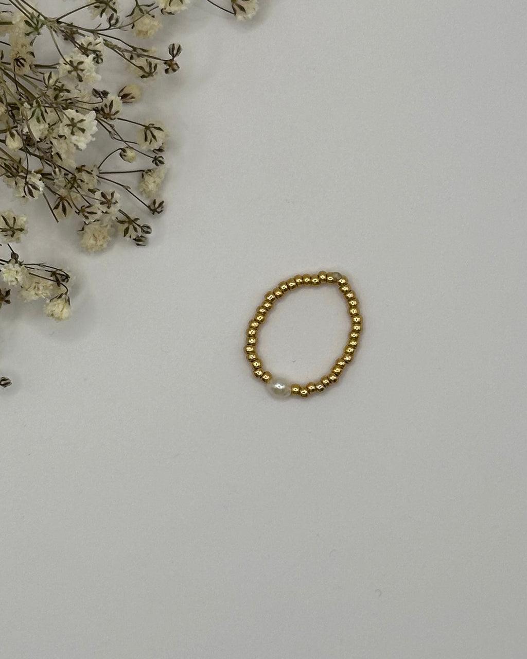 Ring „Miyuki GoldPearl“