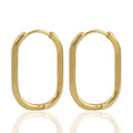 Creolen oval gold/silber 20x15mm