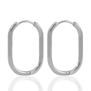 Creolen oval gold/silber 20x15mm