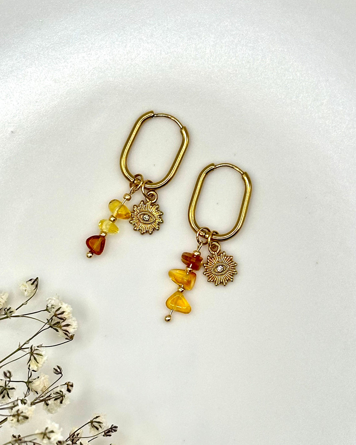 Charm "Auge der Vorsehung" gold/silber