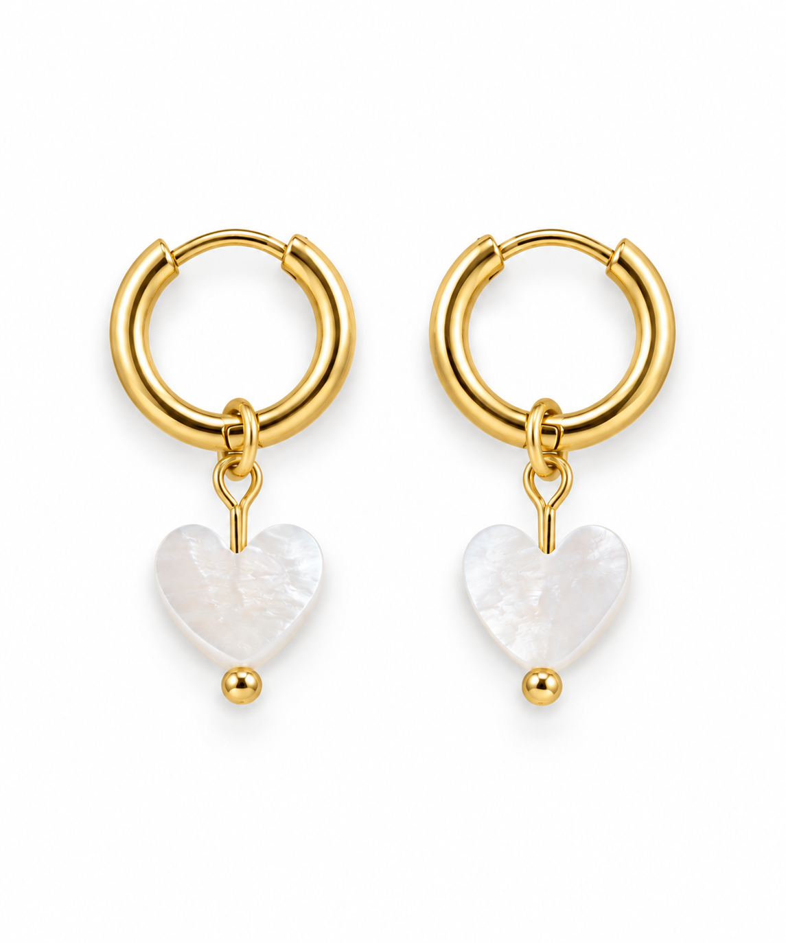 Ohrringe „Meeresherz“ silber/gold
