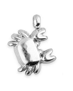 Charm mini „Krabbe“ gold/silber