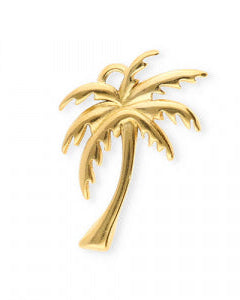 Charm „Palme“ gold/silber