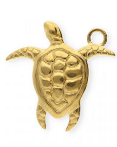 Charm „Schildkröte“ gold/silber